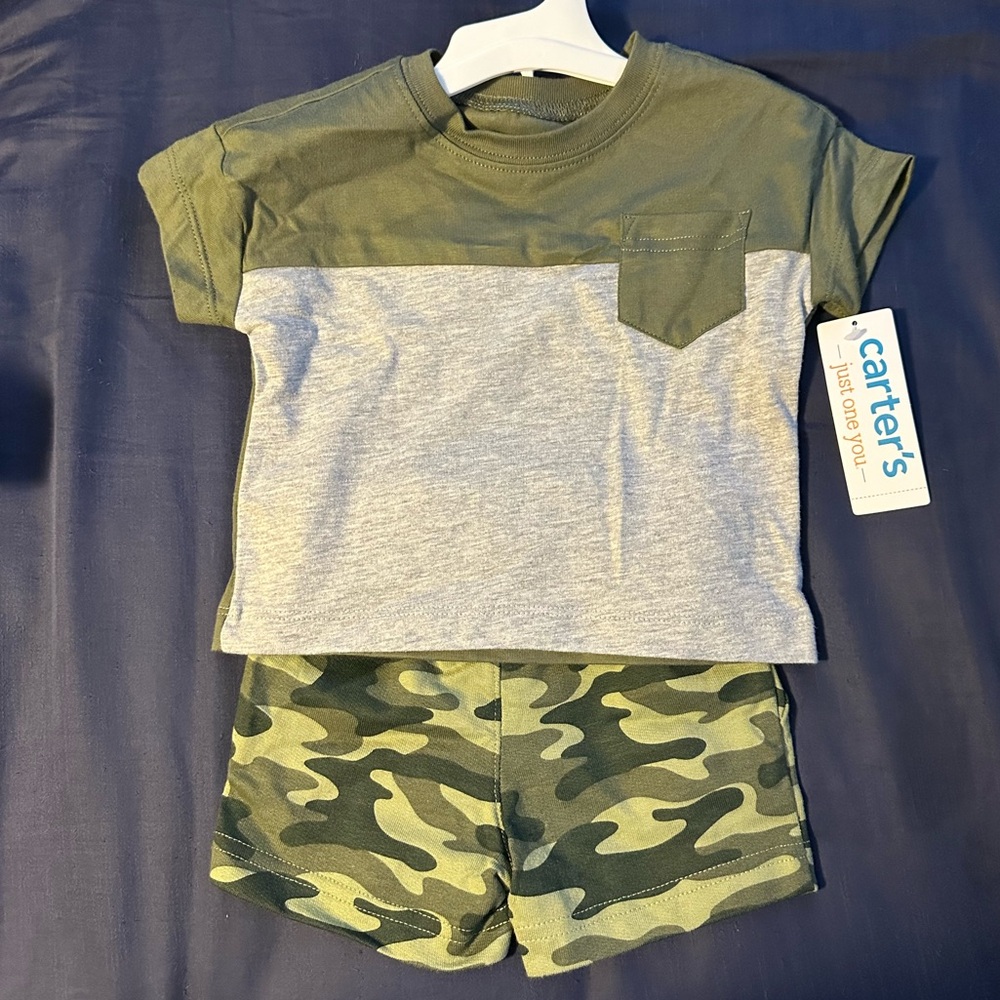 Baby camo outfit